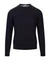 Fedeli Round Neck Sweater In Black