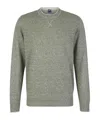 Fedeli Crew Neck Sweater In Gray