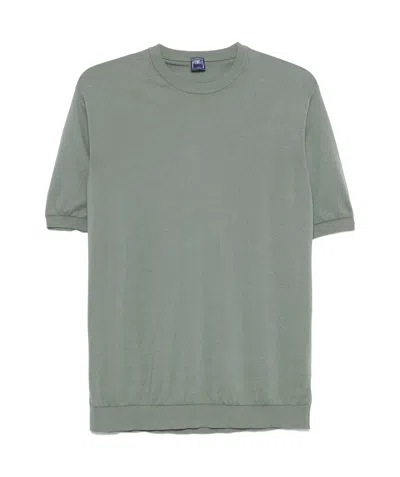 Fedeli Round Neck T-shirt In Gray