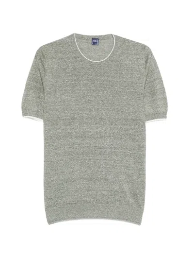 Fedeli Round-neck T-shirt In Gray