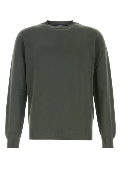 FEDELI SAGE GREEN COTTON SWEATER