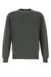 Fedeli Sage Green Cotton Sweater In 192