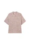Fedeli "salgemma" Short Sleeves Sweater In Brown