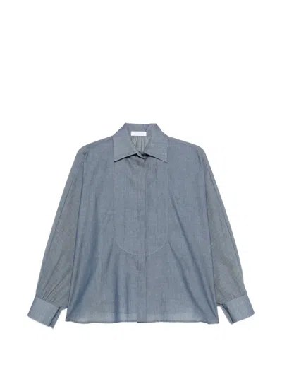 Fedeli Serra Cotton Shirt In Blue