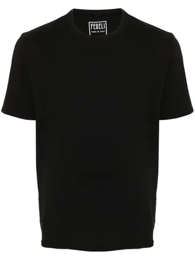 FEDELI SHORT-SLEEVE COTTON T-SHIRT