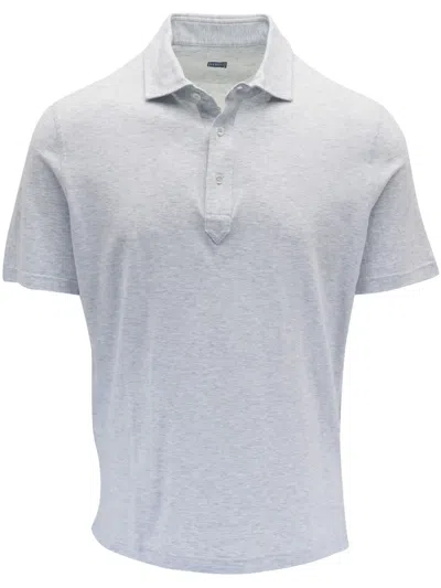 Fedeli Short Sleeve Polo Shirt In Grau