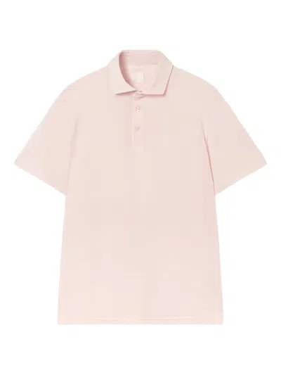 Fedeli Short-sleeve Polo Shirt In Pink