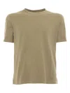 Fedeli T-shirt S/s Knitted Man In Gray
