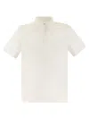 FEDELI SHORT-SLEEVED COTTON POLO SHIRT