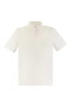 FEDELI FEDELI SHORT-SLEEVED COTTON POLO SHIRT