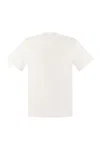 Fedeli White Cotton T-shirt In White