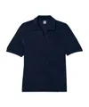 Fedeli Short-sleeved Polo Shirt In Blue