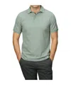 Fedeli Short-sleeved Polo Shirt In Gray