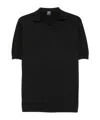 Fedeli Short-sleeved Sweater In Black