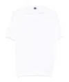 Fedeli Short-sleeved Sweater In White
