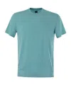 Fedeli Linen Flex T-shirt In Blue