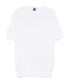 Fedeli Fine-knit T-shirt In White