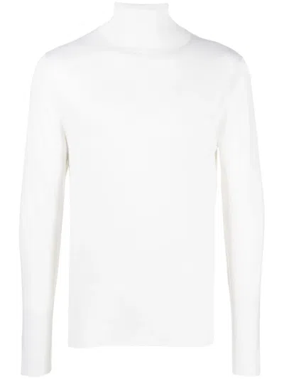 Fedeli Slouch-body Roll Neck Jumper In Neutrals