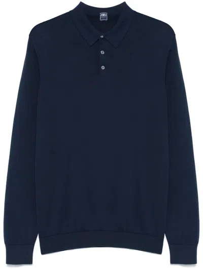 Fedeli Sportman Polo Shirt In Blue