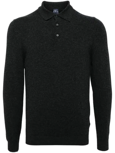 Fedeli Sportman Polo Shirt In Grey