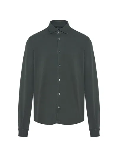 Fedeli Steve Long-sleeve Shirt In Green