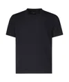 Fedeli Extreme Slub T-shirt In Black