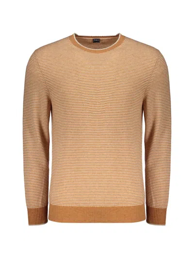 Fedeli Striped Cashmere Sweater In Multi