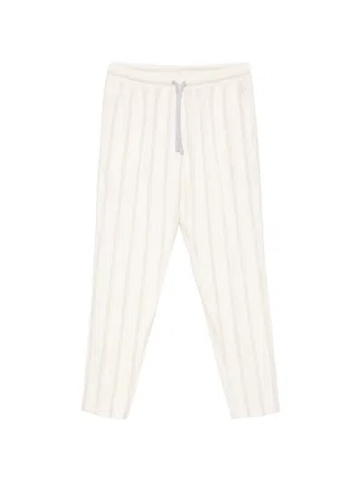 Fedeli Striped Drawstring-fastening Trousers In Multi