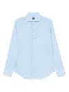 Fedeli Striped Shirt In Blue
