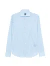 Fedeli Striped-pattern Shirt In Blue