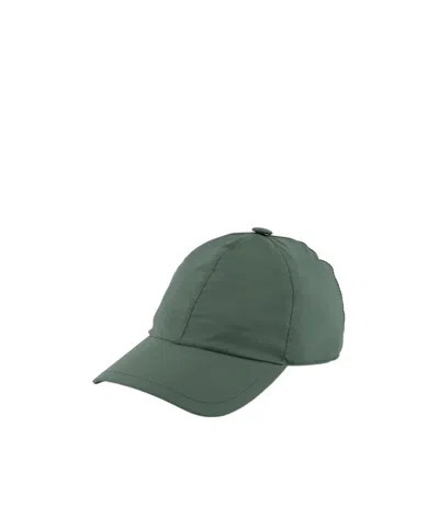 Fedeli Structured Peak Cap In Green