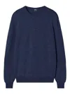 Fedeli Long-sleeved Sweater In Blue