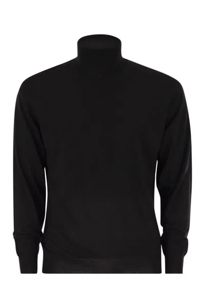 FEDELI FEDELI SUPERFINE WOOL TURTLENECK DERBY