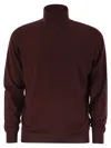 Fedeli Superfine Wool Turtleneck Derby In Red