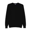 Fedeli Virgin-wool Sweater In Black