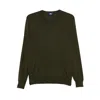 Fedeli Round-neck Cashmere Sweater In Green