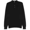 Fedeli Cotton Sweaters In Black