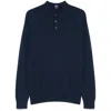 Fedeli Cotton Sweaters In Blue