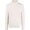 Fedeli Roll-neck Cashmere Jumper In Neutrals