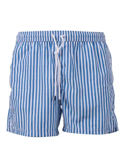 Fedeli Swim Trousers Woven Fabric Man In Animal Print