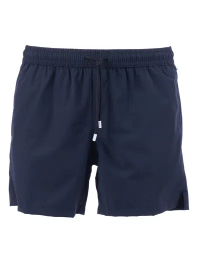 Fedeli Swim Trousers Woven Fabric Man In Blue