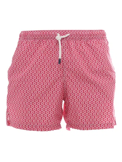 Fedeli Swim Trousers Woven Fabric Man In Multicolor