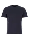 Fedeli Basic T-shirt In Night Blue Giza Jersey