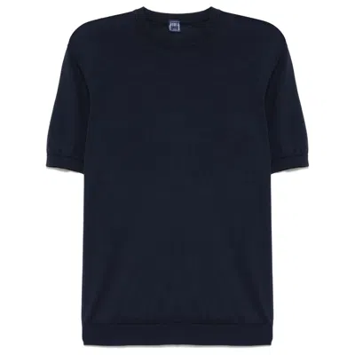 Fedeli T Shirts Blue