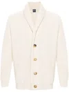 Fedeli Terminillo Cardigan In White