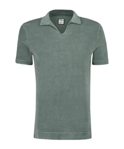 FEDELI TERRY-CLOTH T-SHIRT