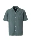 Fedeli Terry-cloth Shirt In Blue