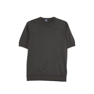 Fedeli Short-sleeve T-shirt In Gray