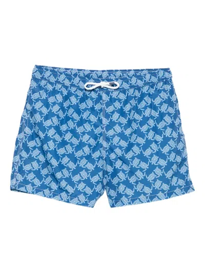 Fedeli Swim Trousers Woven Fabric Man In Blue