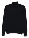 Fedeli Turtleneck Long-sleeve Sweater In Blue